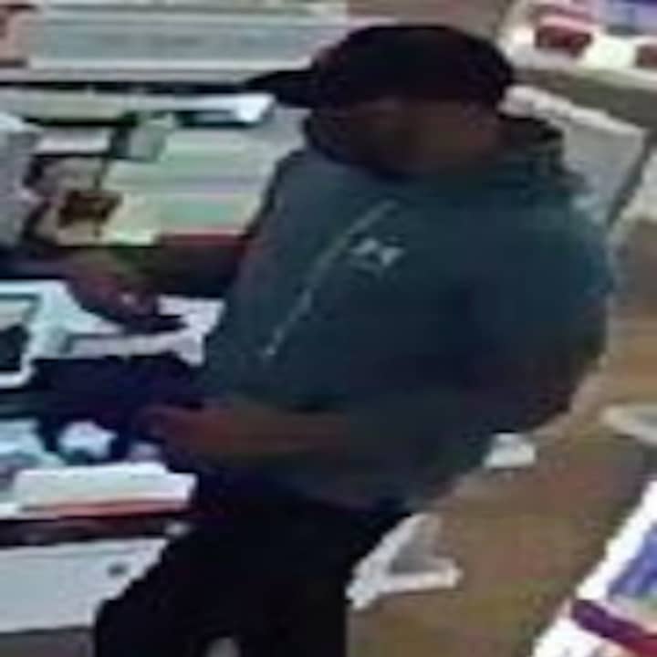 A surveillance image of one of the wanted men
