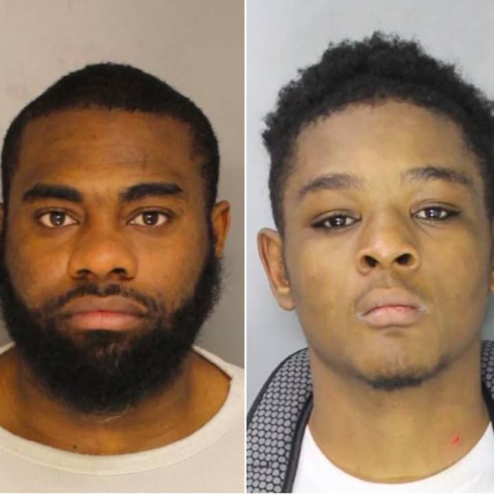Willie F Singletary III, left, and Willie F. Singletary, charged in connection with an armed robbery.