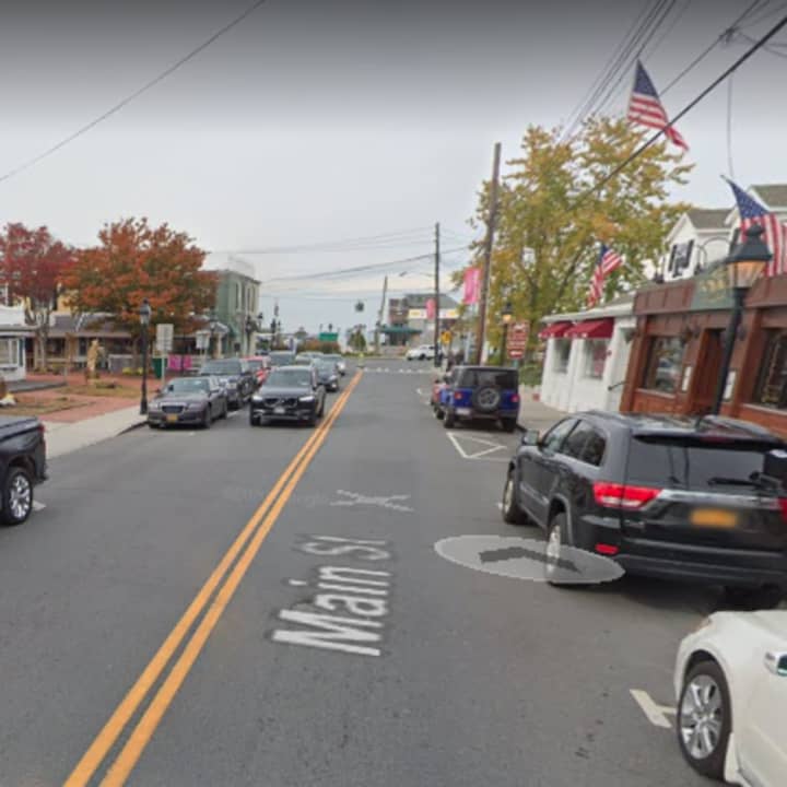 The area of Main Street in Port Jefferson where the shooting happened.