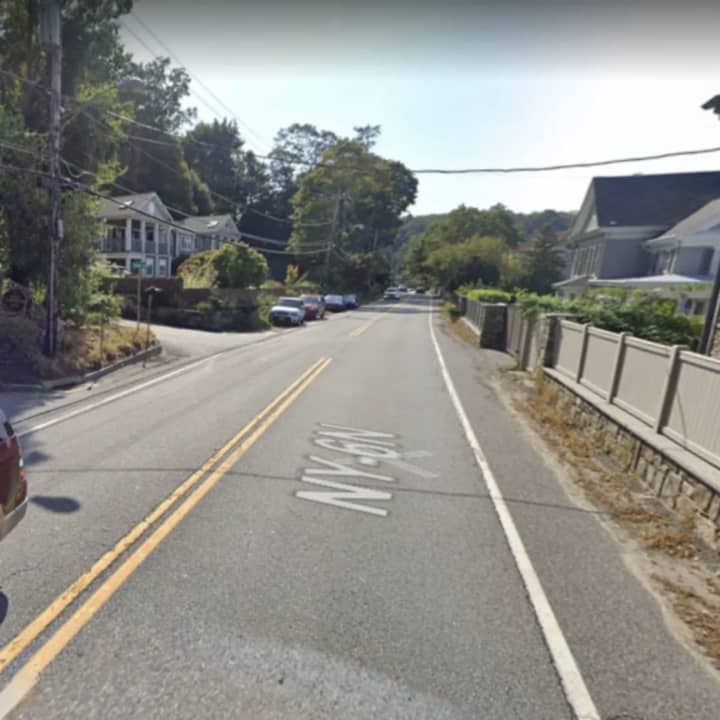 The area of the fatal hit-and-run crash in Mahopac.