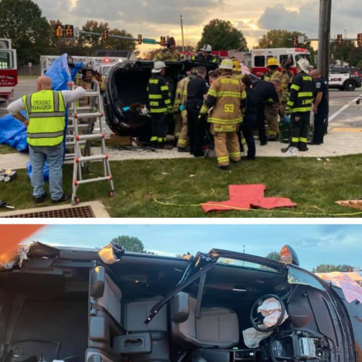 Two victims were rescued and taken to a local trauma center following a serious Lehigh Valley crash Monday night, authorities said.