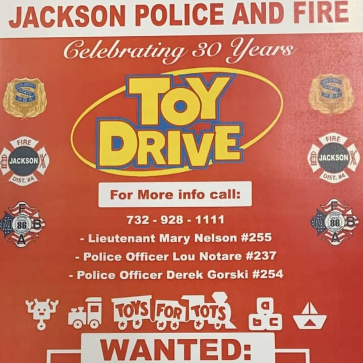 Look for the bins for Jackson Township&#x27;s 80th annual toy drive. Canned food and children&#x27;s clothes are also collected for the holidays.