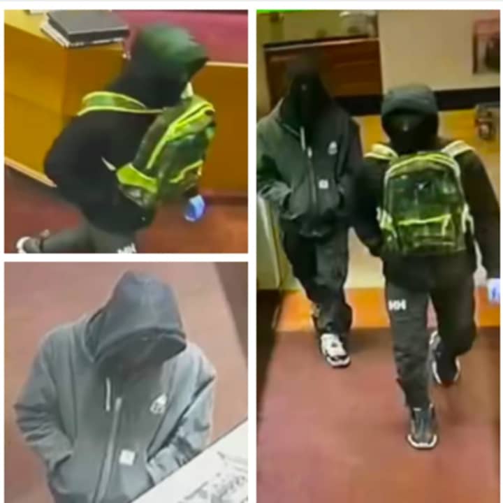 Detectives are looking to the public to help identify the two men -- including one who had a backpack on backward -- who robbed a jewelry store at the Westfield Wheaton Mall at gunpoint.