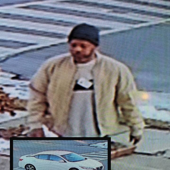 The man pictured above was seen on surveillance footage stealing packages in Bethlehem, local police said Wednesday.
