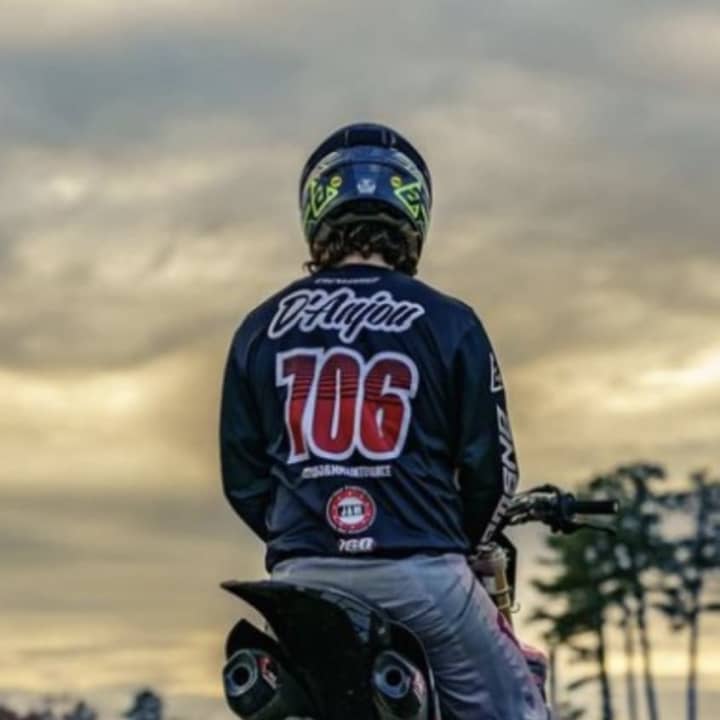 Evan D&#x27;Anjou was remembered by friends for his love of motocross racing.