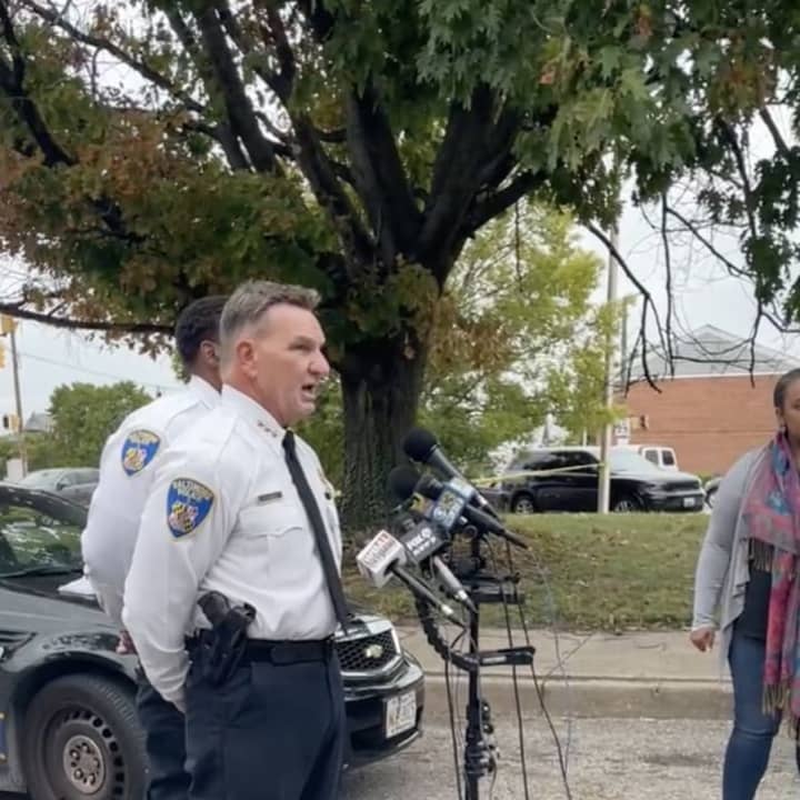 Deputy Commissioner Richard Worley provided a briefing to the media in reference to the Officer Involved Shooting that occurred in the 1100 block of E. Chase Street.
