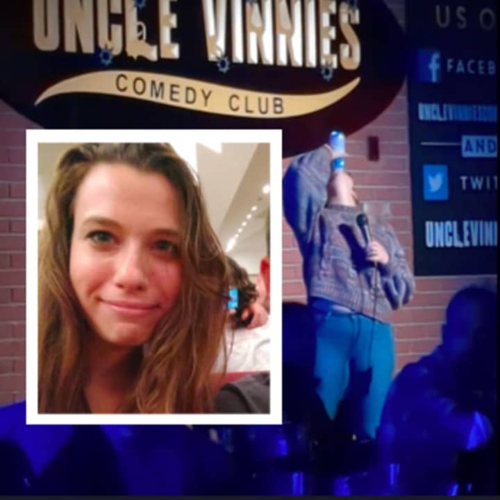 Ariel Elias chugged the beer thrown at her by a heckler&#x27;s companion during her set at Uncle Vinnie&#x27;s Comedy Club.