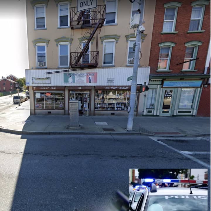 The area of the attempted robbery and shooting.