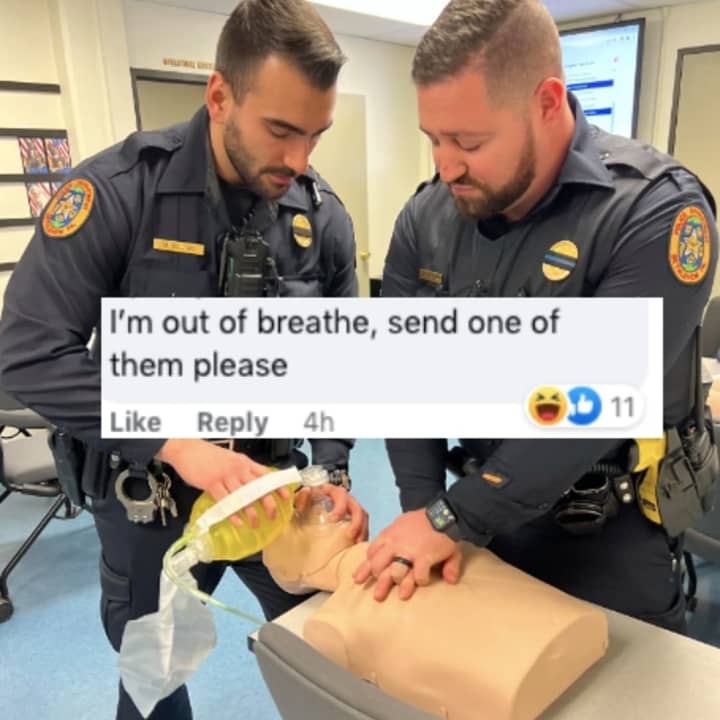Bethlehem police officers are re-certified in CPR, and it&#x27;s leaving the ladies breathless.