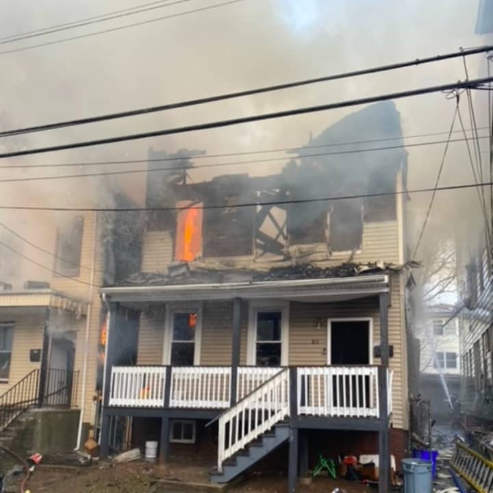 The blaze broke out around 7:05 a.m. at 851 South 19th St., Newark Public Safety Director Fritz G. Fragé said.