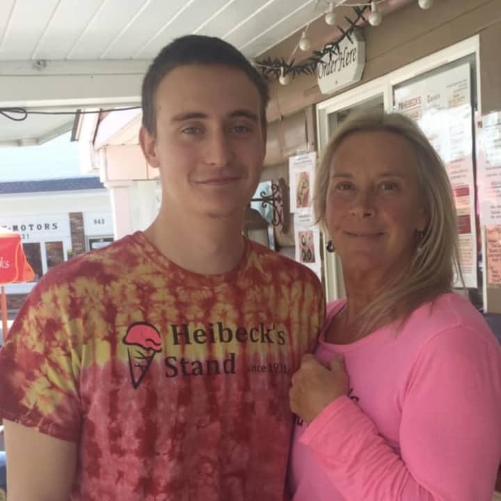 Heibeck&#x27;s Stand owners, son and mother, Skylar Smith and Bobbie Heibeck.