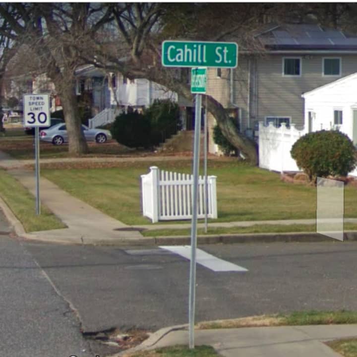 Cahill Street in North Amityville.