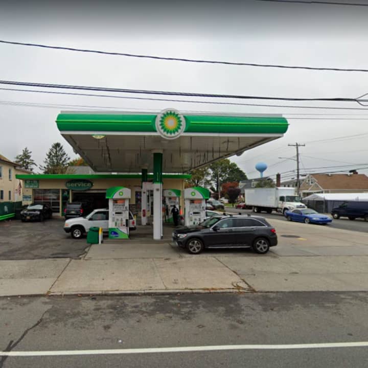 The BP gas station in Franklin Square at 740 Hempstead Turnpike.