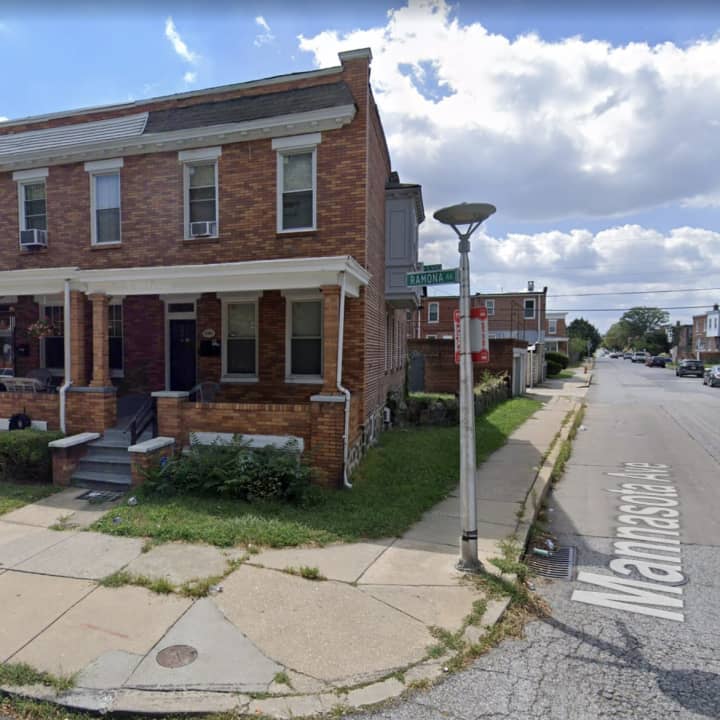 The shooting was reported in the 3300 block of Ramona Avenue in Baltimore.
