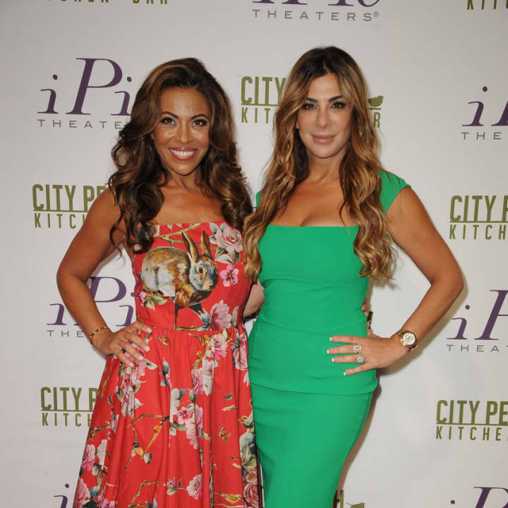 Real Housewives of New Jersey Dolores Cantania and Siggy Flicker at the gala opening event.