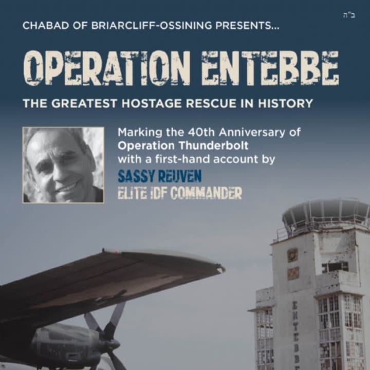 Tarrytown will mark the 40th anniversary of Operation Entebbe with a presentation by Sassy Reuven, who was present at the raid.