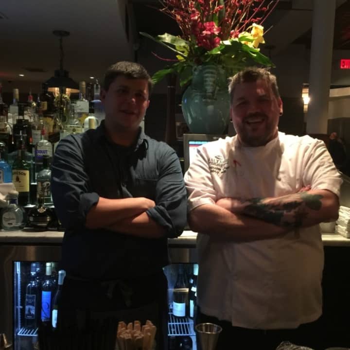 Saltaire&#x27;s mixologist Rick and chef Bobby straight out of Block Island. 