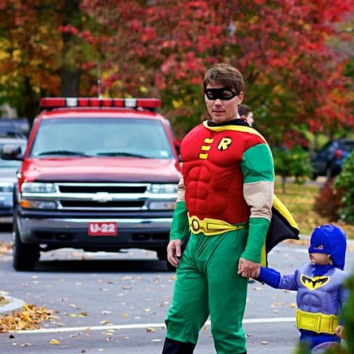 These local superheroes participated in the Katonah Halloween Parade a few years ago.