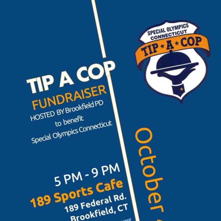 The Tip-A-Cop event at 189 Sports Cafe in Brookfield will benefit the Special Olympics Connecticut