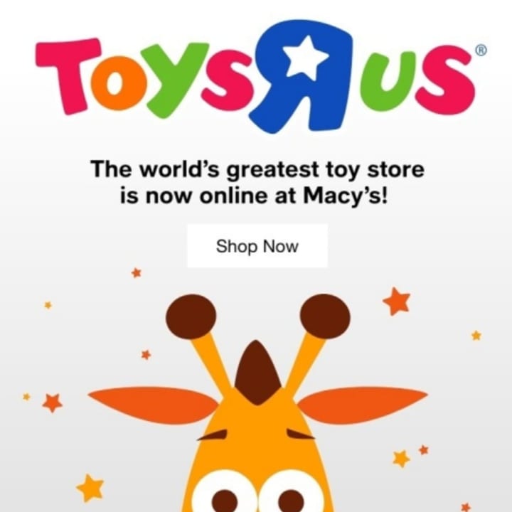 Toys &quot;R&quot; Us will be rolling out shop-in-shops at 400 Macy&#x27;s stores in 2022.