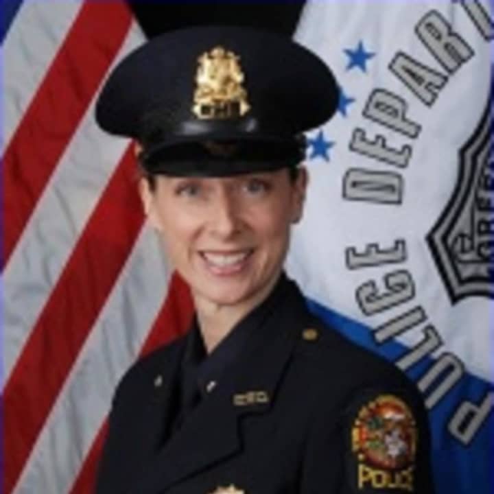 Detective Christy Girard of the Greenwich Police Department was named the April Officer of the Month.
