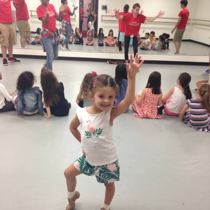 Veronica Guadalupe, 5, taking part in bergenPAC&#x27;s Performing Arts School.