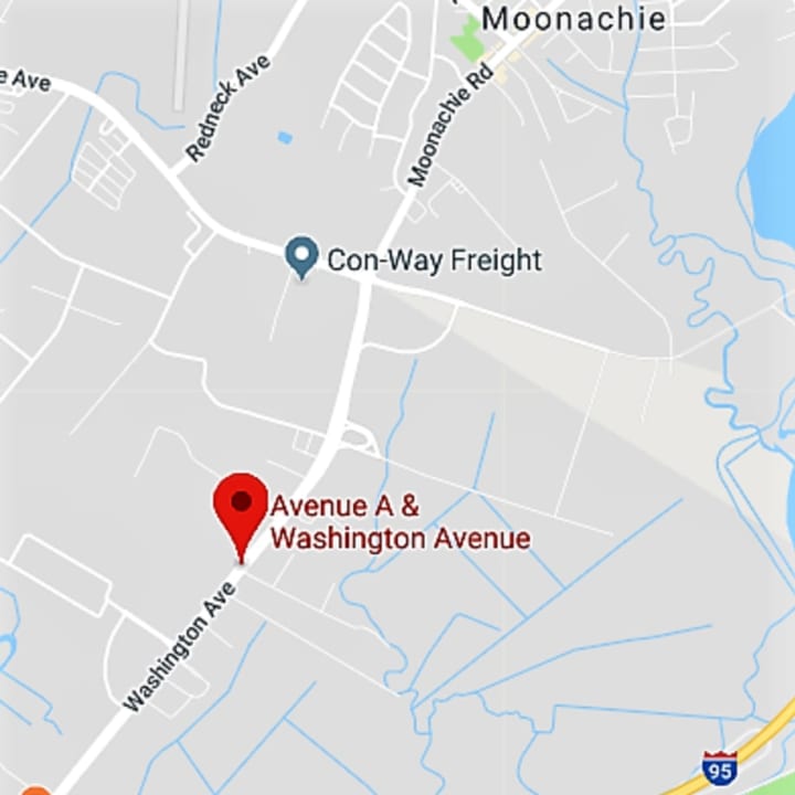 The victim was crossing Washington Avenue near Avenue Awhen she was struck by a northbound Nissan Murano -- model year 2003 to 2007 -- just after 6 p.m.