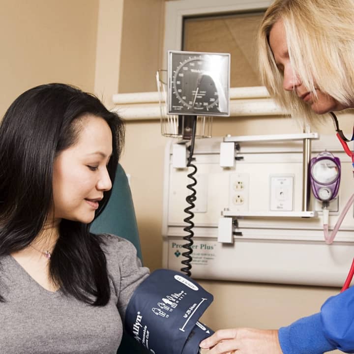 Blood-pressure screening is just one aspect of the May 17 stroke screening clinic.