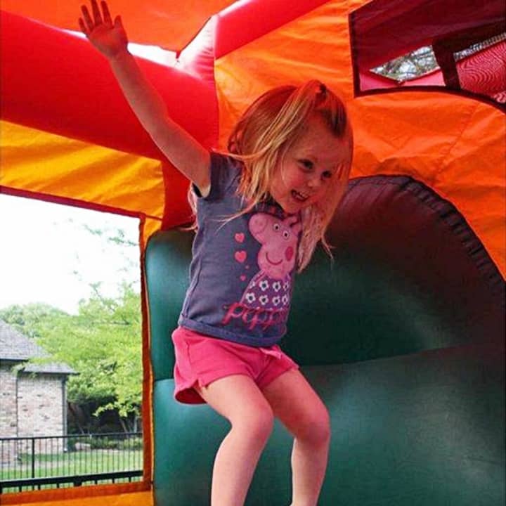 Bounce houses will be one of the Family Fund Day features -- as well as a rock wall, face painters and a dunk tank.