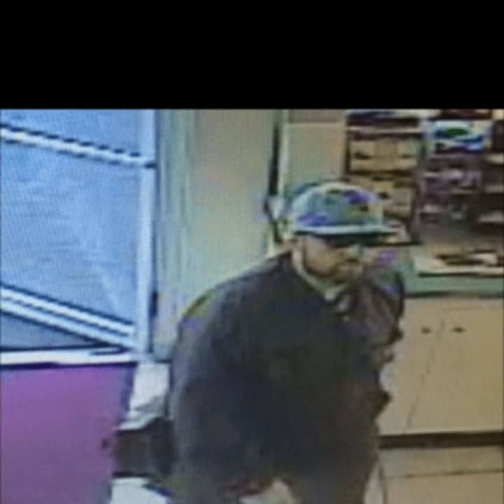 Police are seeking this man suspected in a commercial robbery in Bridgeport.