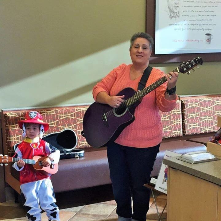 Ms. Janine sings and signs children&#x27;s music every Saturday morning at Chick-Fil-A in Brookfield.