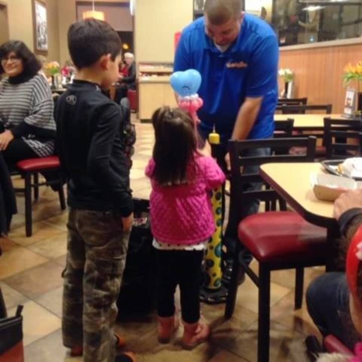 Twisty Bros creates amazing balloon art on Tuesdays at Chick-Fil-A in Brookfield.