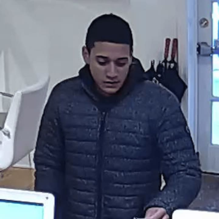 Police are seeking a suspect who purchased items with counterfeit $100 at several locations in Ridgefield last week