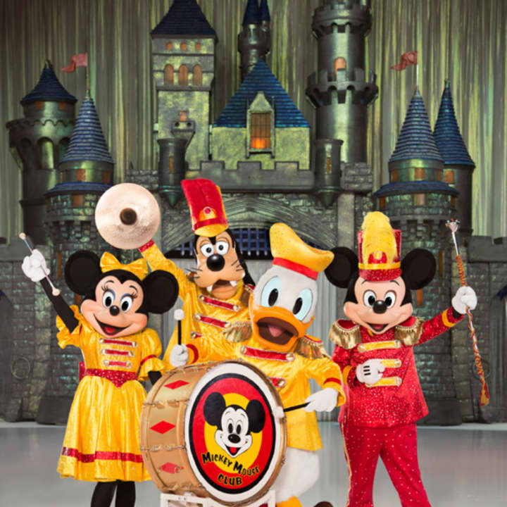 The Mickey Mouse Band perform at Disney on Ice: 100 Years of Magic.