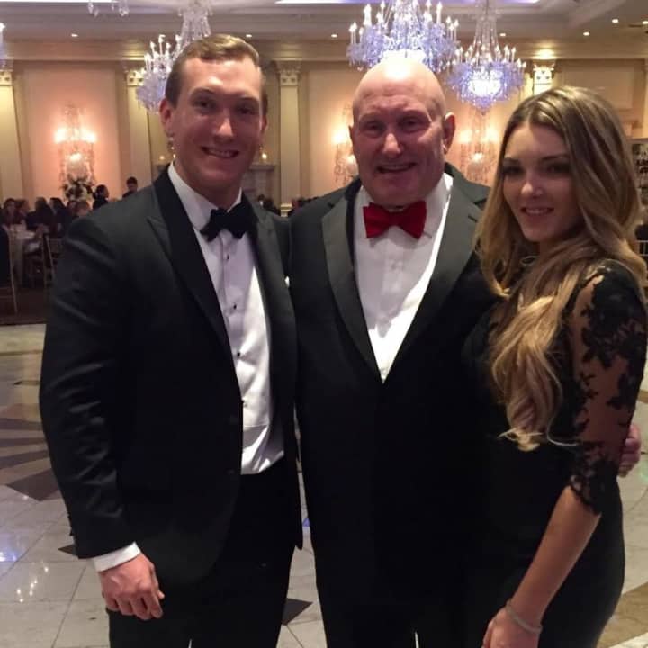 Donald Nuckel flanked by his daughter Shaelyn and his son Donald at the Rockleigh Country Club during the Ramapo College Foundation&#x27;s Distinguished Citizens Award.