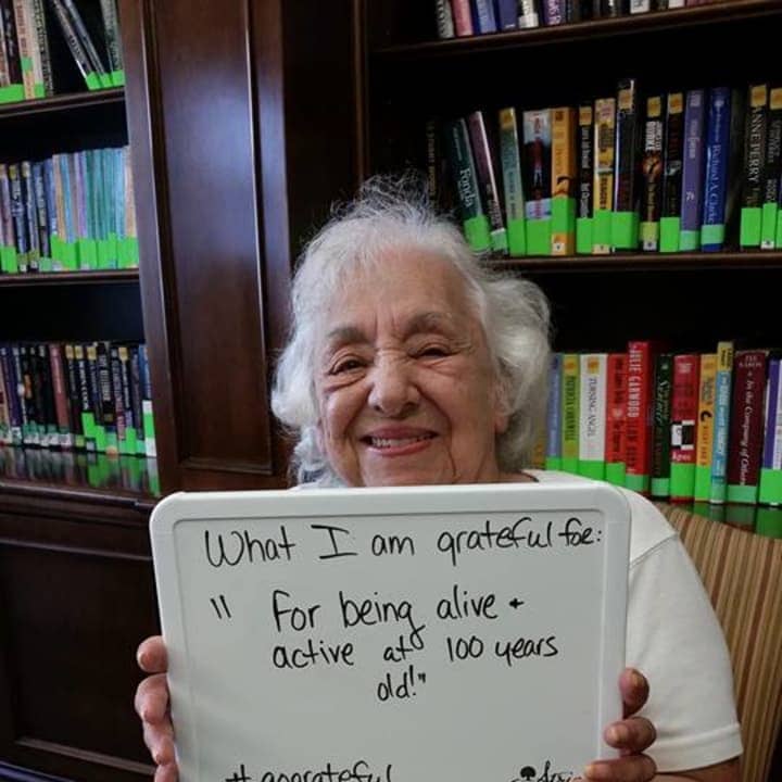 Seniors at Atria are showing what they are grateful for.