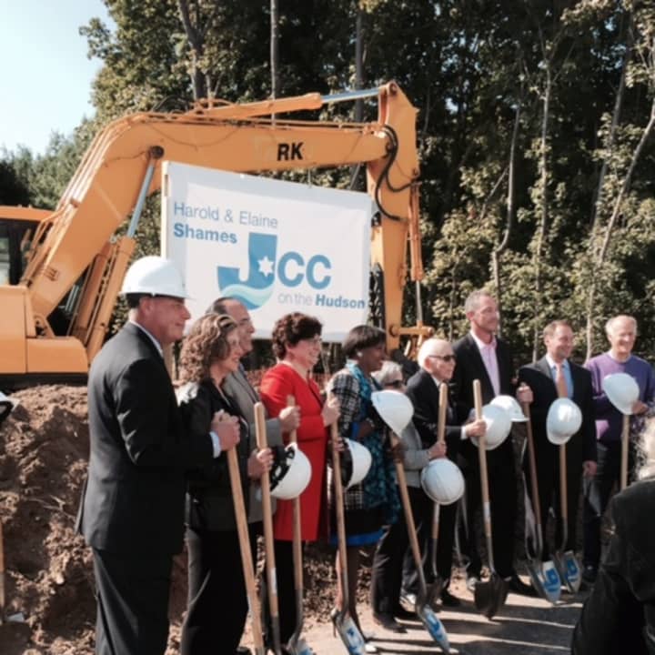 JCC on the Hudson broke ground Thursday on a new complex in Tarrytown.