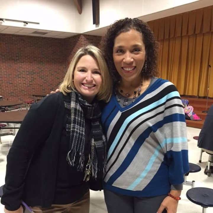 Heather Pellicone, principal of South Street Elementary School, and Carrie Amos, president of the Jericho Partnership, will be working together to serve the school community, as part of CityServe, Jericho&#x27;s new initiative.