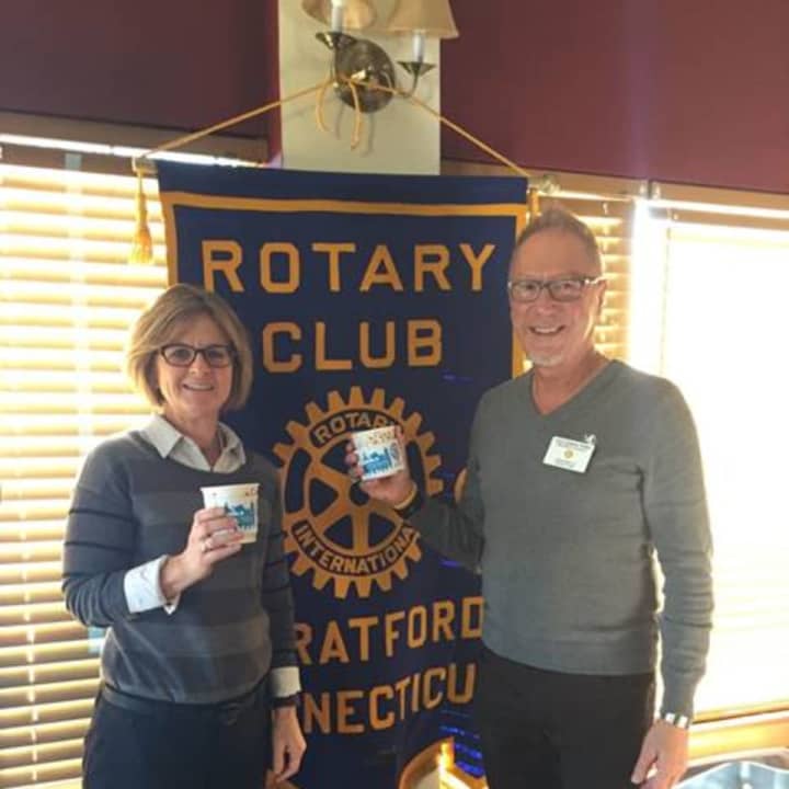 The Stratford Rotary Club will pass out coffee cup sleeves urging parents to talk to their kids about the dangers of drug and alcohol abuse.