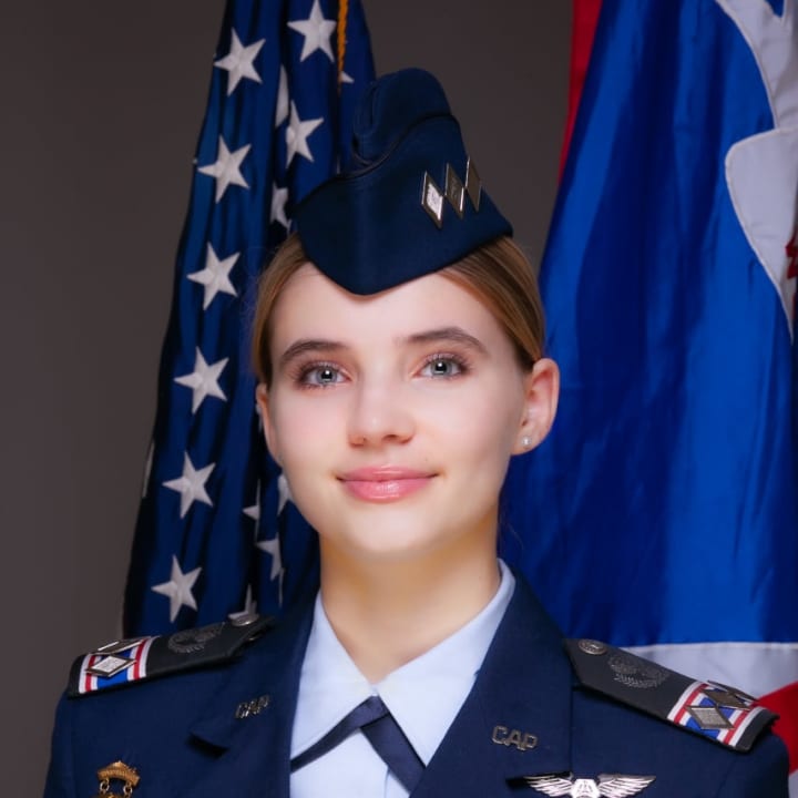 Cadet Colonel Arielle Nickerson.