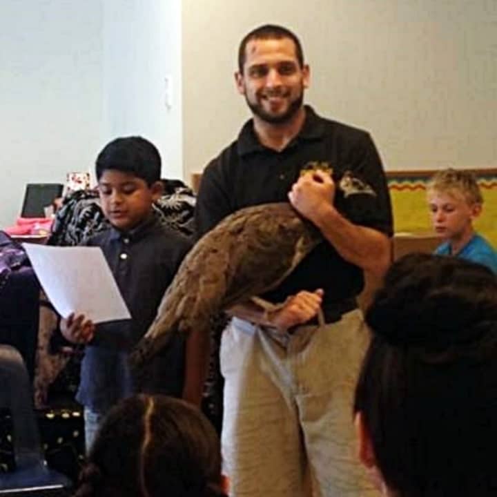 Kids at the Chapel School got to meet a variety of animals.