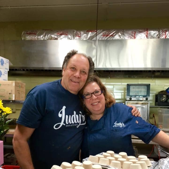 David Roll and Judith Roll are shown at Judy&#x27;s Bar + Kitchen at 927 High Ridge Road in Stamford.