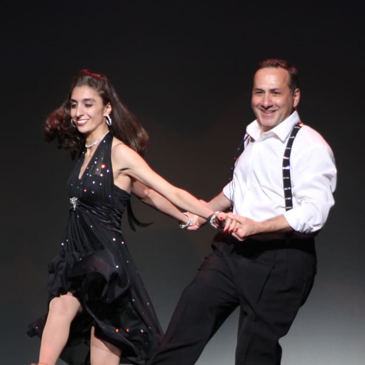 Peoples Choice Award winner Nagi Osta and his professionlal dance partner, Rosa Fanelli.