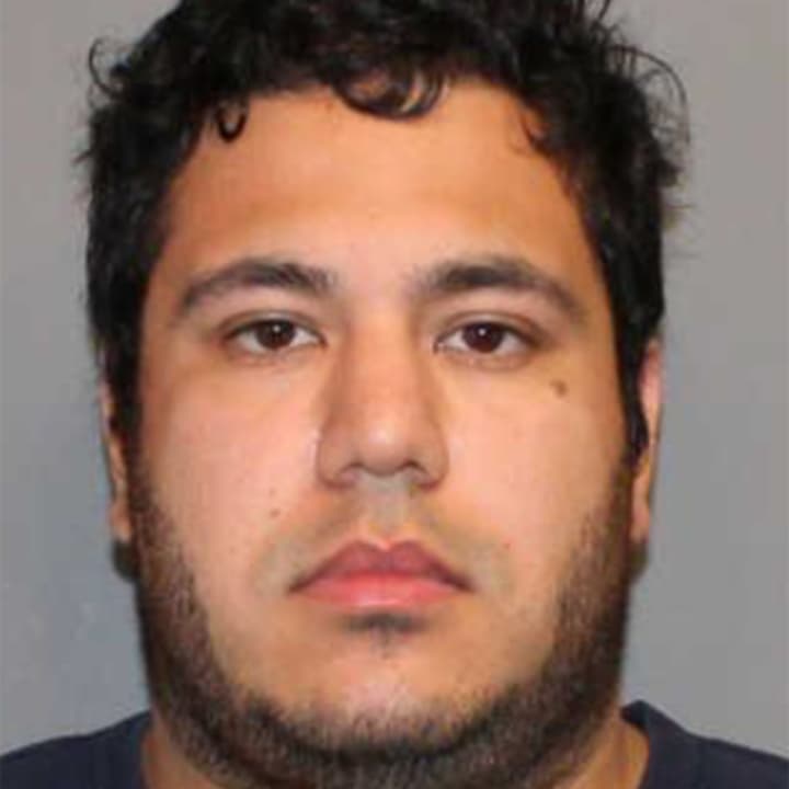 Maximilian Huerta was arrested Friday on child pornography charges by Norwalk police.