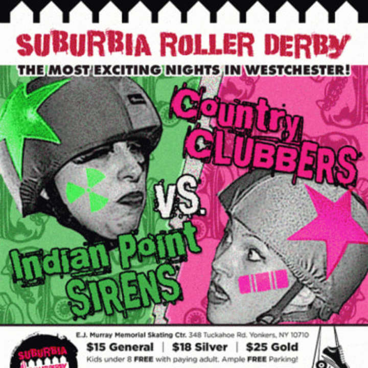 Suburbia Roller Derby skates at Yonkers this weekend.