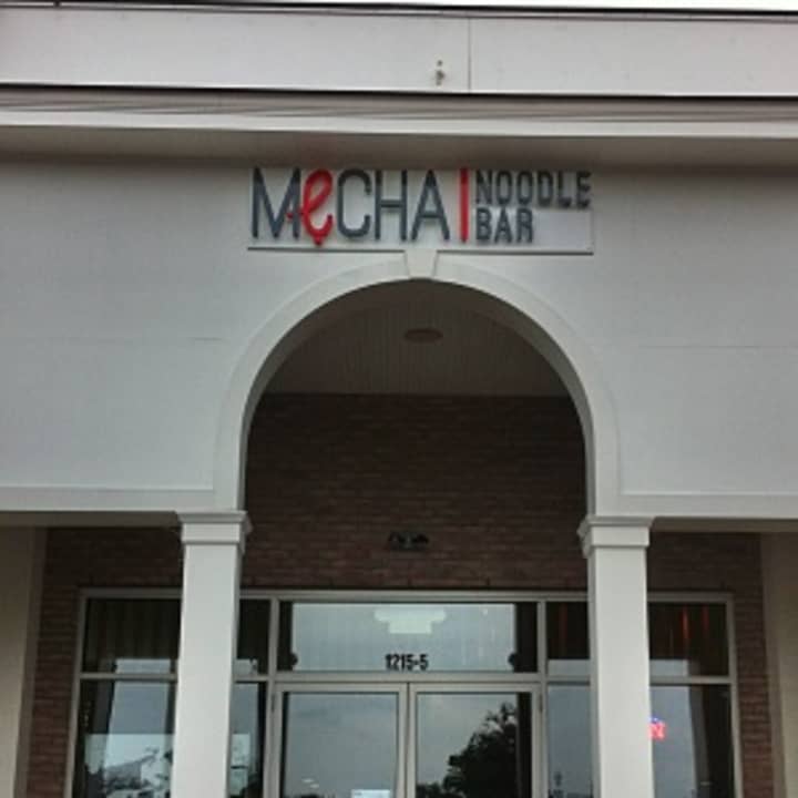 Mecha Noodle Bar is in the  Promenade at Brick Wall on Post Road in Fairfield. 