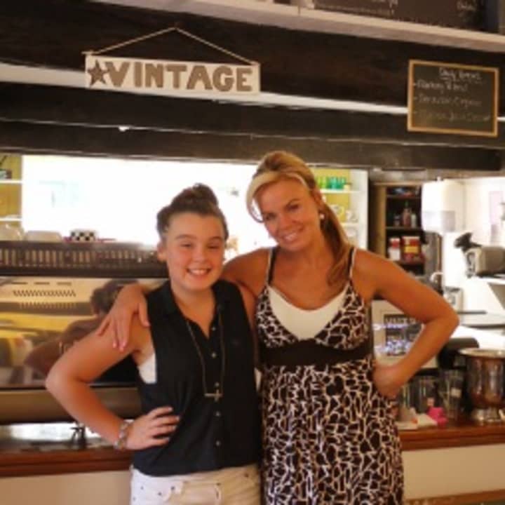 Owner and Weston resident Elayne Cassara runs the J.K. Café with her 12-year-old daughter, Jaelle. 