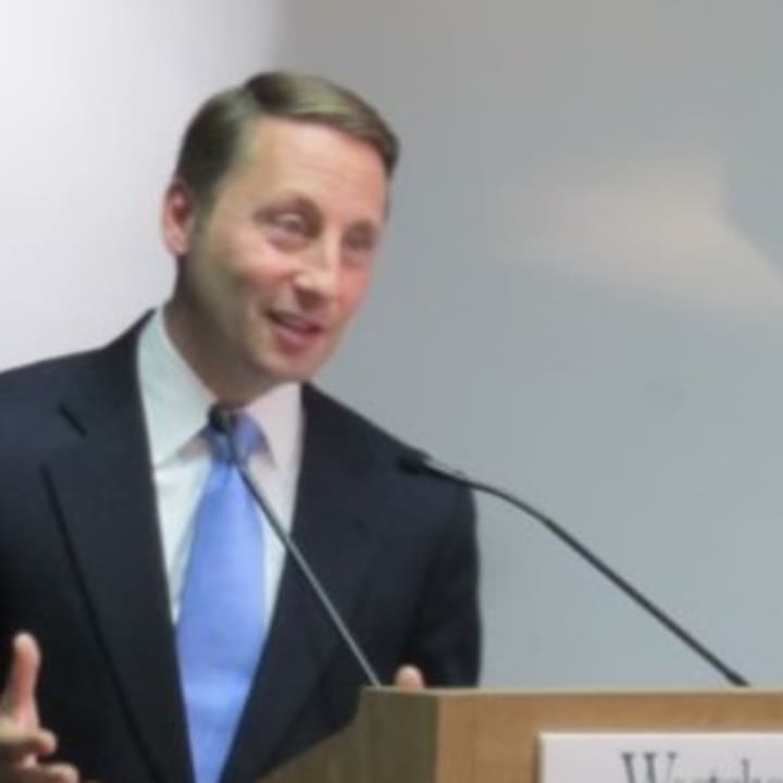 County Executive Robert Astorino received an endorsement for re-election from Ron H. Williams, president of the New Rochelle chapter of the NAACP. 