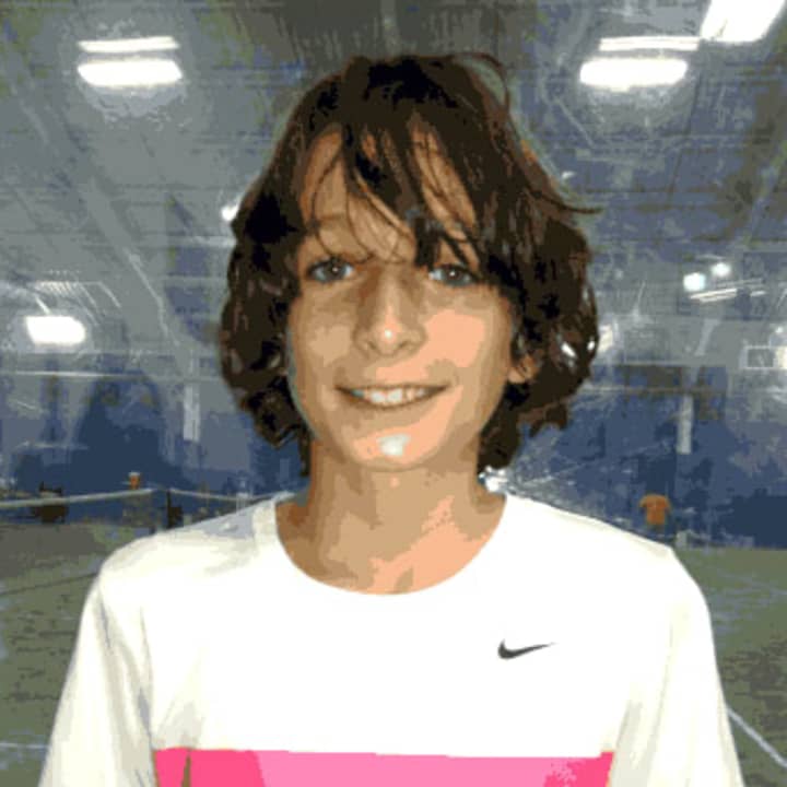 Connor Aylett, 11, of Larchmont, is quickly on his way to becoming a tennis star. 