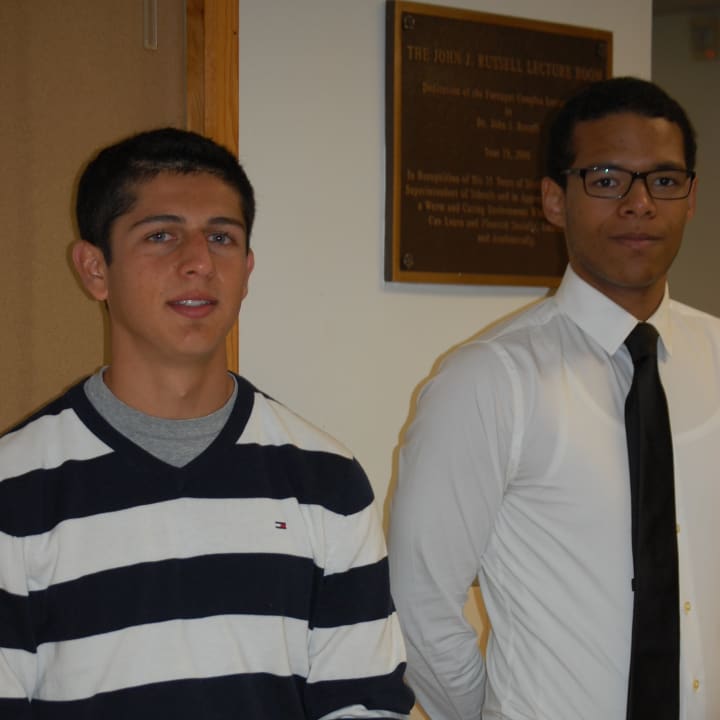 Hastings High School students David Osband and Matthew Erickson were recently recognized by the National Hispanic Recognition Program.